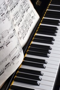 Piano and music